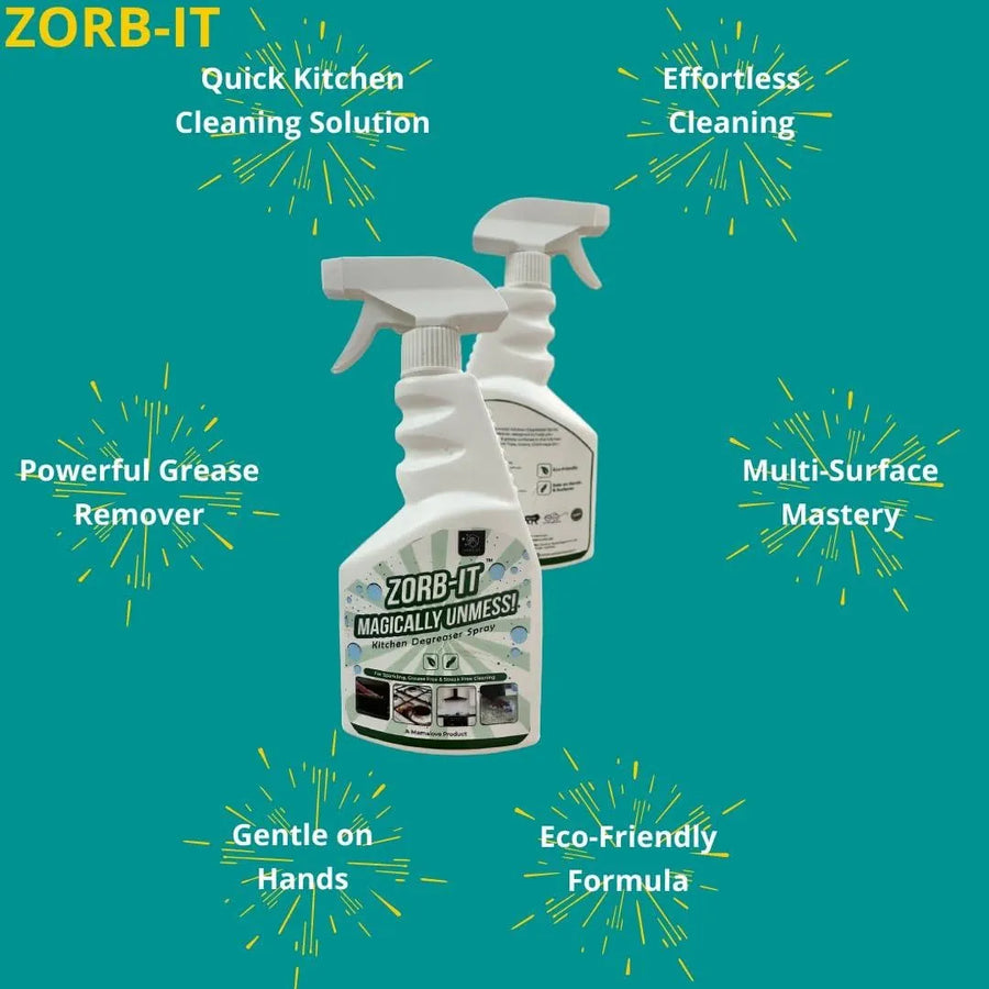 Kitchen Cleaner: Plant-Based| Chemical Free Degreaser for even 20-Year Tough Grease