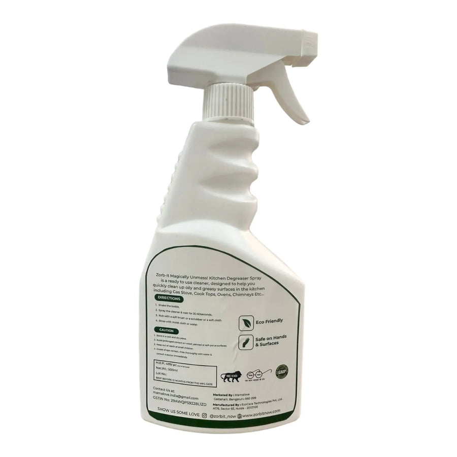 Kitchen Cleaner: Plant-Based| Chemical Free Degreaser for even 20-Year Tough Grease